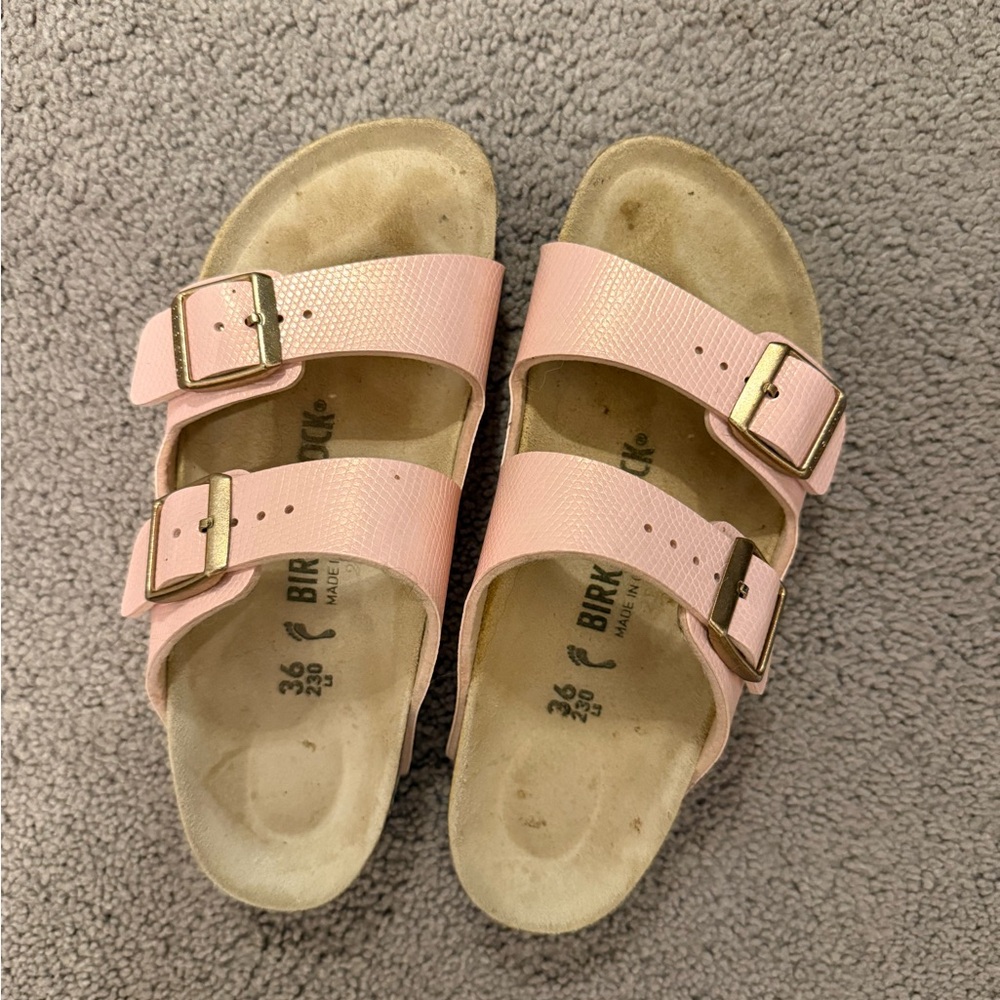 Birkenstock Light Pink Double Strap Sandals